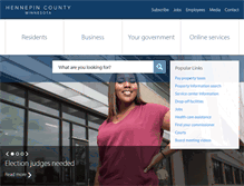 Tablet Screenshot of hennepin.us